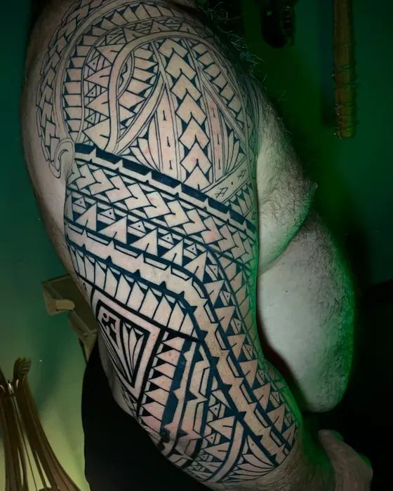 Tatuagem de Erick Ratox: Tribal, Braço