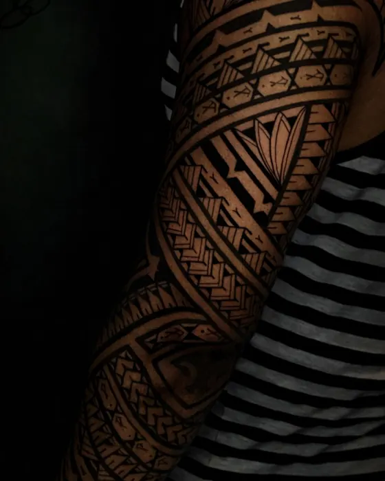 Tatuagem de Erick Ratox: Tribal, Braço