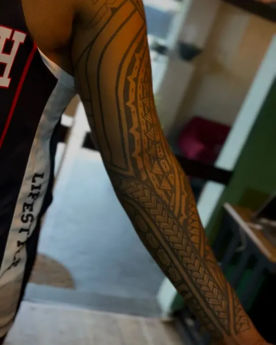Tatuagem de Erick Ratox: Tribal, Braço