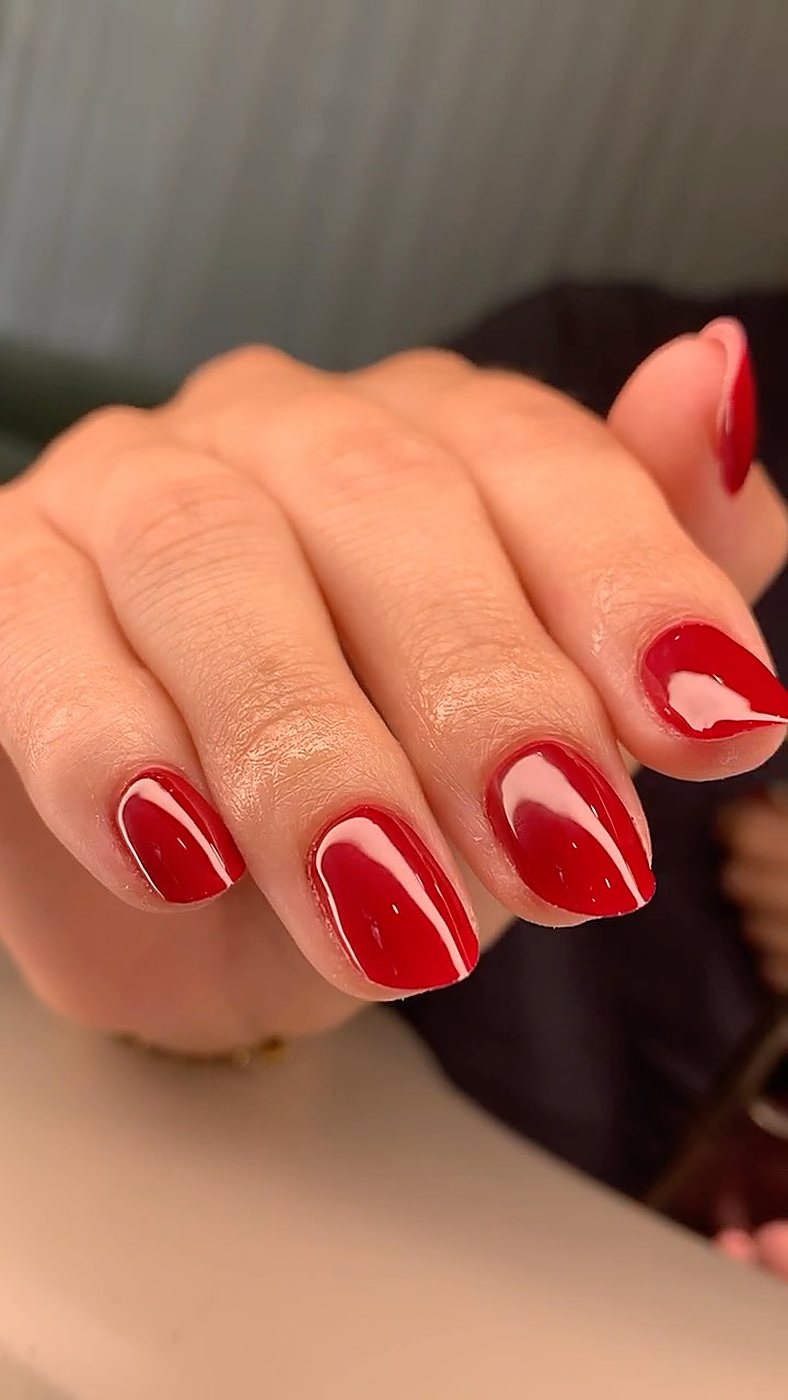 Verniz Gel vermelho clássico — Lenny Amorim Beauty Studio